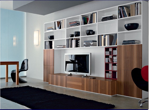 Tv meubel decosan.nl Bookcases woonkamer boekenkast